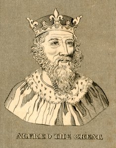 Alfred de Grote, c847-899, 1830 door Unbekannt