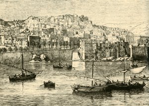 Algiers, vanaf de zee door Unbekannt