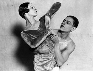 Alice Nikitina en Serge Lifar, Russische balletdansers door Unbekannt