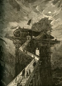 Alles Aan Boord voor de Maan!, 1881 door Unbekannt