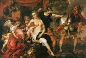Allegorie van de vrede door Unbekannt