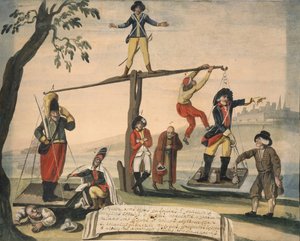 Allegorie van Europa in 1791 door Unbekannt