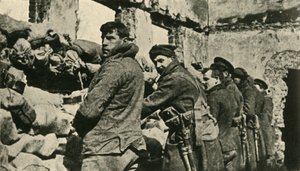 Geallieerde soldaten in Vlaanderen, Eerste Wereldoorlog, 1915 door Unbekannt