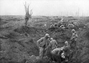 Geallieerde troepen, 31 juli 1917 aan het IJzerkanaal, België, 1926 door Unbekannt