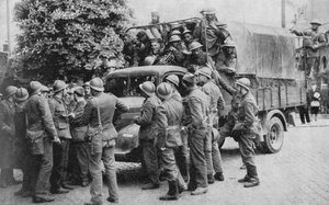 Geallieerden Gaan België Helpen, 1940 door Unbekannt