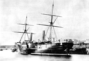 Amerikaans trans-Atlantisch stoomschip, Arago, 1856