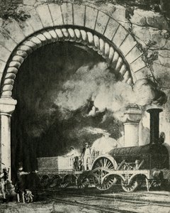 Een vroege breedspoor trein - Great Western Railway