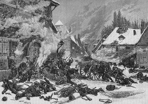 Een incident in de Slag bij Villersexel, 1902 door Unbekannt