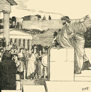 Een Redevoering van Demosthenes, 1890