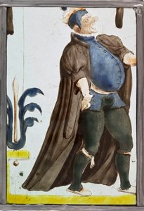 Een acteur die declameert