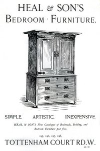 Een advertentie voor Heal and Sons slaapkamermeubels, 1898 door Unbekannt