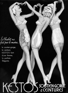 Een advertentie voor Kestos lingerie, 1938