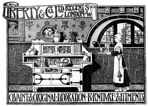 Een advertentie voor Liberty and Co Ltd, 1898