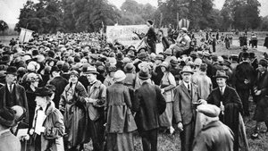 Een anti-oorlogsvergadering, Hyde Park, Londen, 1926-1927 door Unbekannt