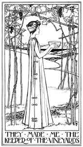 Een illustratie voor Het Hooglied, 1899