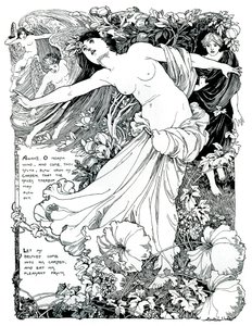 Een Illustratie voor Het Hooglied, 1899 door Unbekannt