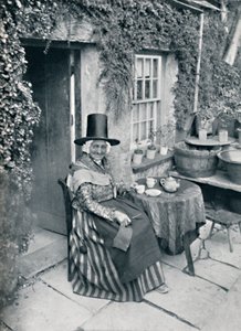Een oude Welshe vrouw, 1912 door Unbekannt