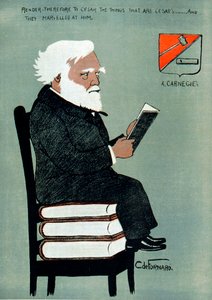 Andrew Carnegie 1835-1918, Schots-Amerikaanse industrieel en filantroop door Unbekannt