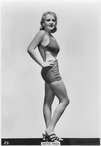 Anita Page, Amerikaanse filmactrice, ca. 1938