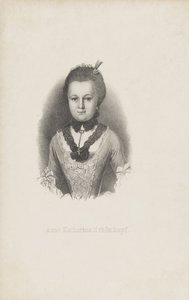 Anna Katharina Käthchen Schönkopf 1746-1810 door Unbekannt