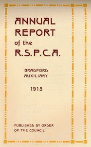 Jaarverslag van de R.S.P.C.A., 1916