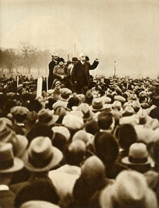 Anti-regeringsdemonstratie, Hyde Park, Londen, 6 februari 1933, 1935 door Unbekannt