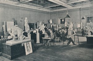 Antieke en levensklassen aan het Ontario College of Art, Toronto door Unbekannt