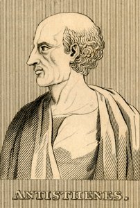 Antisthenes, ca. 445-365 v.Chr., 1830 door Unbekannt