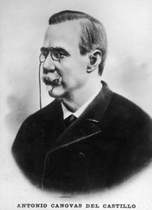 Antonio Cánovas del Castillo, Spaanse premier, ca. 1910 door Unbekannt