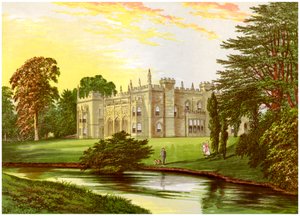 Arbury Hall, Warwickshire, huis van de familie Newdegate, ca. 1880 door Unbekannt