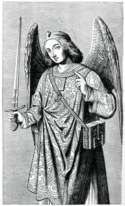 Aartsengel Sint Michael, 1870 door Unbekannt