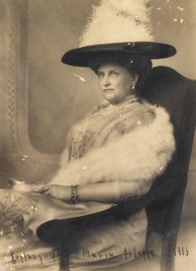 Aartshertogin Maria Josepha van Oostenrijk 1867-1944, prinses van Saksen, 1913 door Unbekannt