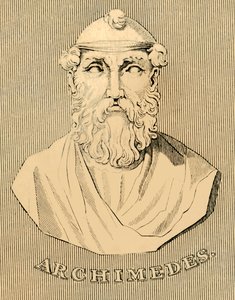Archimedes, c287-212 v.Chr., 1830 door Unbekannt