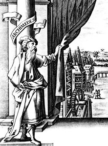 Archimedes c287-212 v.Chr., Oud-Grieks wiskundige en uitvinder door Unbekannt