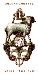 Ram, het sterrenbeeld door Unbekannt