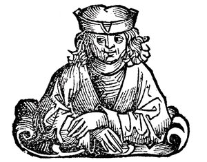 Aristides de Rechtvaardige ca. 530-ca. 468 v.Chr., Oude Griekse Atheense soldaat en staatsman, 1493 door Unbekannt