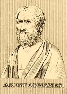 Aristophanes, ca. 460-380 v.Chr., 1830 door Unbekannt