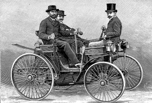 Armand Peugots eerste auto, 1890