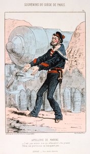 Artillerie de Marine, Beleg van Parijs, Frans-Duitse Oorlog, 1870-1871 door Unbekannt