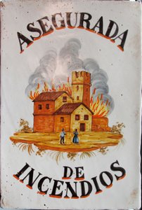 Asegurada de incendios, Tweede Helft van de 19e eeuw. door Unbekannt