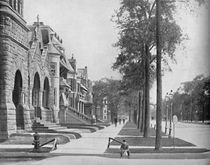 Ashland Avenue, Chicago, ca. 1897 door Unbekannt
