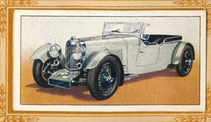 Aston Martin vierzitter tourer, ca. 1936