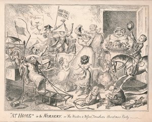Thuis in de Kinderkamer, of Het Kerstfeest van de Meesters en Juffrouwen Twee Schoenen, 1835