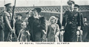 Op het Koninklijk Toernooi, Olympia, 1936-1937 door Unbekannt