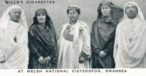 Op het Welsh National Eisteddfod, Swansea, 1926 1937