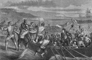 Aanval op het Eiland Wight, juli 1545, ca. 1880