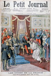 Audiëntie bij Muhammad IV al-Hadi, de Bey van Tunis, 1904