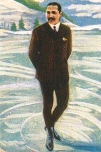 Oostenrijkse kunstschaatser Willi Böckl