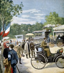 Automobiel betrouwbaarheidstest tussen Parijs en Rouen, gesponsord door Le Petit Journal, 1894 door Unbekannt