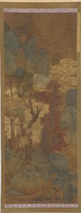Herfstbladeren in een bergkloof, Ming-dynastie, 1368-1644 door Unbekannt
